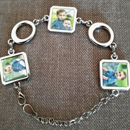 Jewellery: 3 Photo Bracelet
