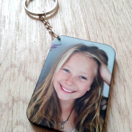 Keyring: polymer (dbl sided)