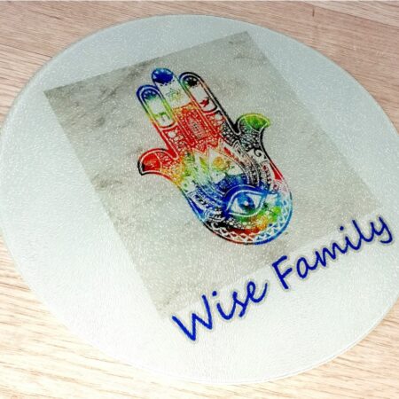 Traditional Gifts: Round 30cm Diameter Glass board