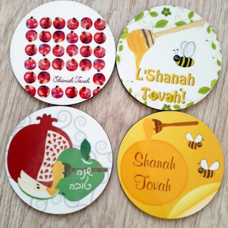Traditional Gifts: Rosh Hashanah coasters