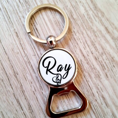 Keyring: bottle opener keyring