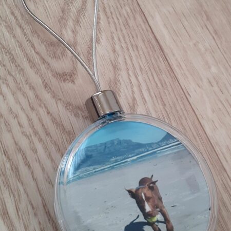 Festive season: flat bauble (dbl sided)