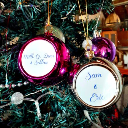 Festive season: round bauble (large)