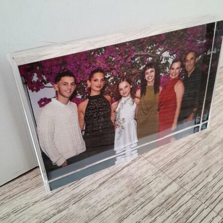 Acrylic photo block: medium