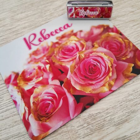 Combo gift: lipstick holder & mousepad